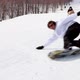 Two people snowboarding downhill - VideoHive Item for Sale