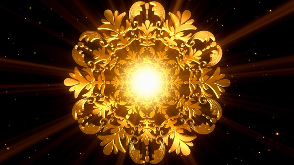 Gold Mandala Background