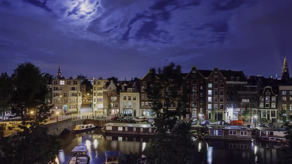 Amsterdam Night Time Lapse