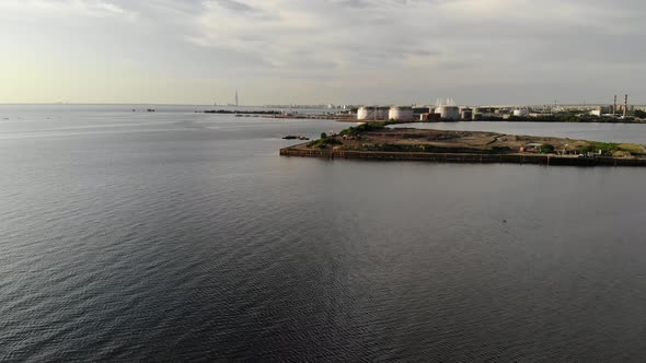 Oil Storage Facility in the Seaport of St