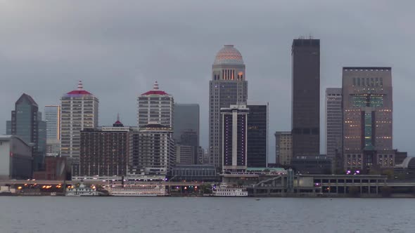 Stormy Morning over Louisville, Kentucky