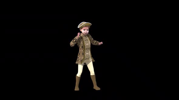 Medieval Kid Dance 1 - Halloween Concept