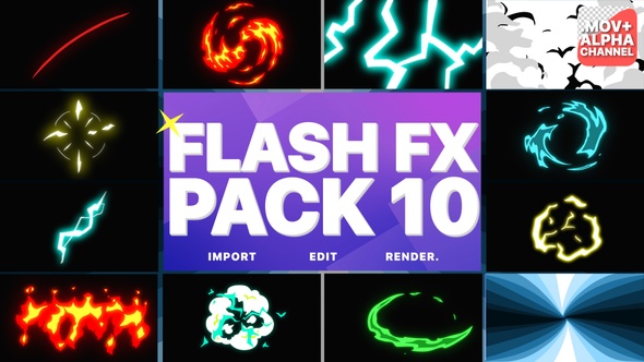 Flash Fx Elements Pack 10 | Motion Graphics alt