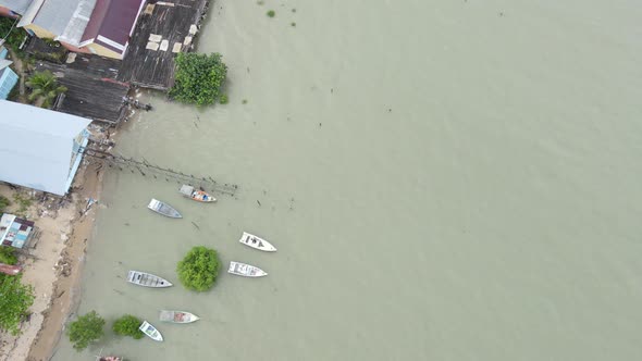 Prawn Fish Farm Aerial