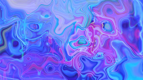 Abstract colorful trendy liquid wave paint background