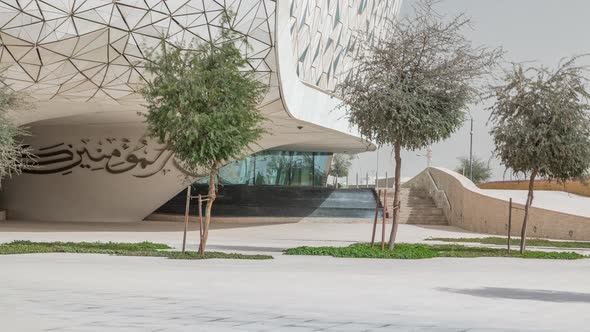 View of the Education City Complex Timelapse Launched By the Qatar Foundation in Doha