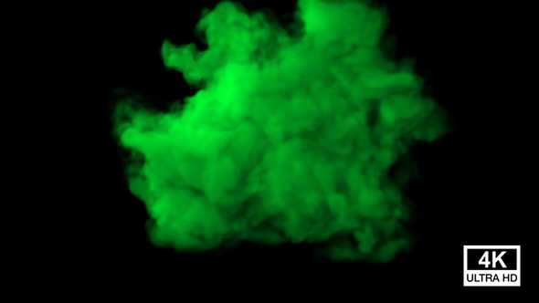 Huge Green Smoke 4K alt