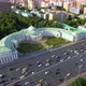 Sklifasofsky Areal View of the Highway Crossroad in Moscow Russia - VideoHive Item for Sale