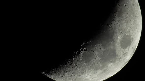 Moon Close-up. Planet Satellite.