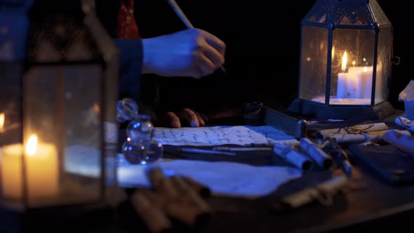 Historical lettering background. alt