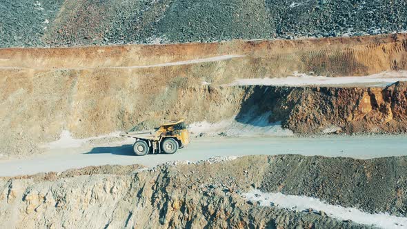 Quarry Opencast Mining Ore Extraction Concept