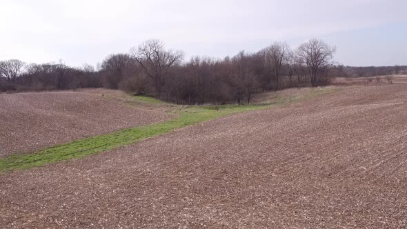 a farm in the midwest part of the USA