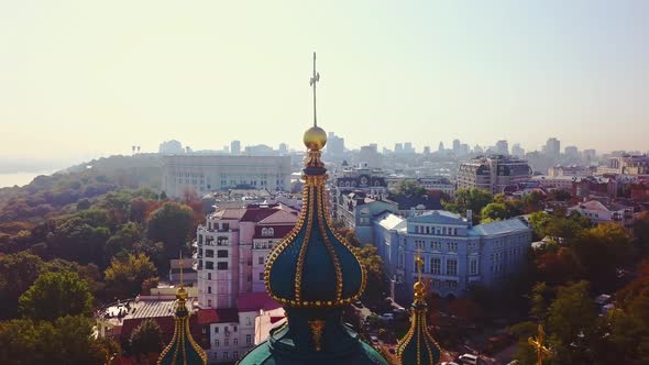 Aerial Circle View of St