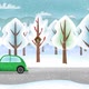 Cartoon Winter Forest Backgrounds - VideoHive Item for Sale