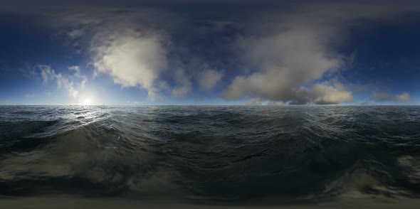 Sunrise Ocean Panoramic 360 VR alt