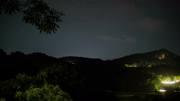 Mountain At Night