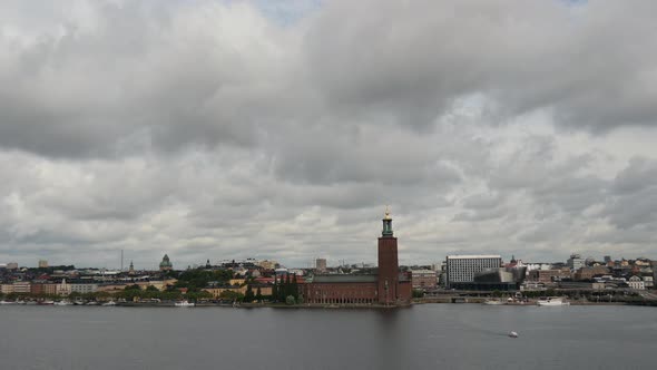 Time lapse from City Hall and Kungsholmen 