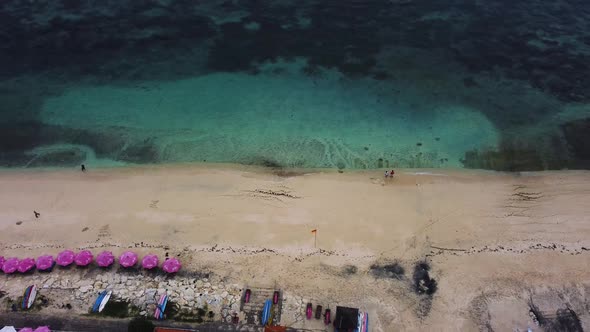 2.7K Pandawa Beach Ocean Bali Aerial