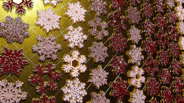 Rotating Silver Snowflakes 13 alt