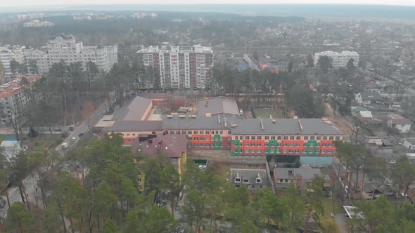 Colored Building Facade