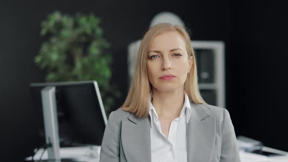 Portrait of Frustrated Business Woman