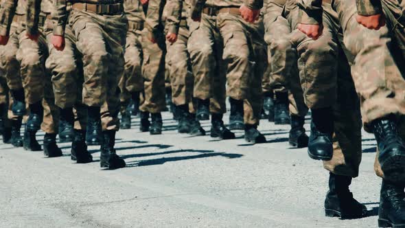 Soldiers Marching