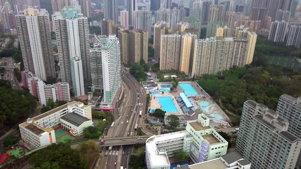 Hong Kong residential area 