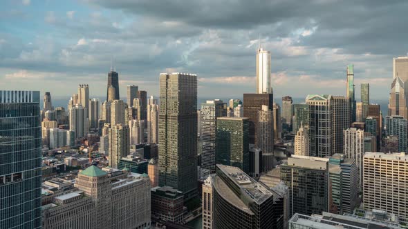 Chicago Cityscape Time Lapse - 4K