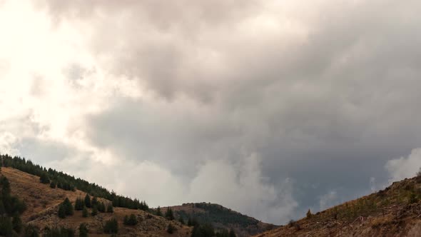 Clouds Coming Over The Hills