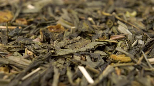 Dried Herbal Green Hemp Tea Leaves