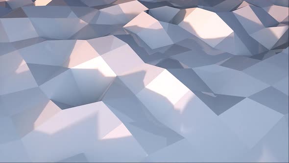 Abstract Low Poly Waving Background