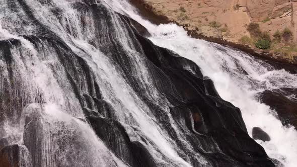 Gibbon Falls in Yellowstone National Park