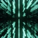 3d Abstraction Green Lines in Virtual Space Spiritualization or Parallel Reality - VideoHive Item for Sale