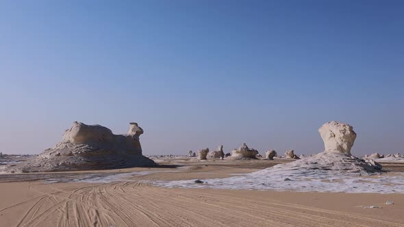 Unusual Figures In The White Desert, Bahariya