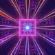 3d Render Flying Through a Tunnel Consisting of Geometric Cubes - VideoHive Item for Sale