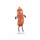 Sausage Talking on White Background - VideoHive Item for Sale