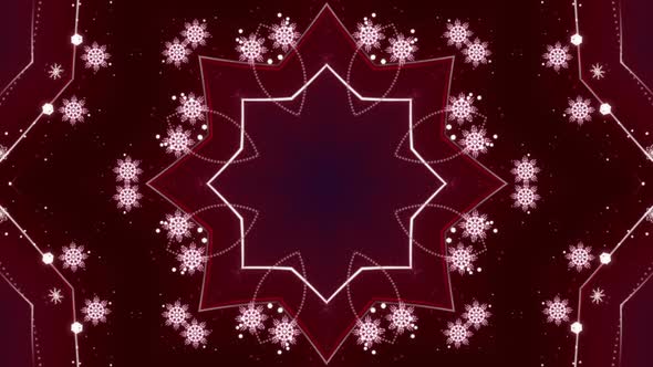 Snowflakes Loop Background