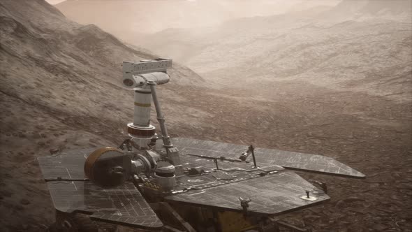 Opportunity Mars Exploring the Surface of Red Planet