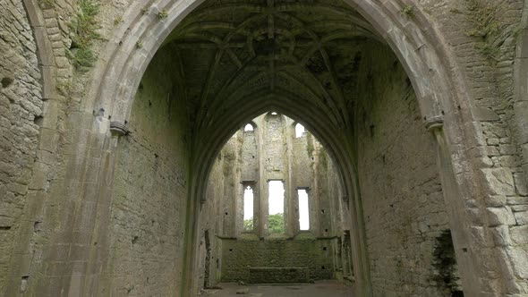 Vaulted ceiling at Hore Abbey