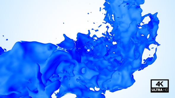 Twisted Blue Paint Splash V7 alt