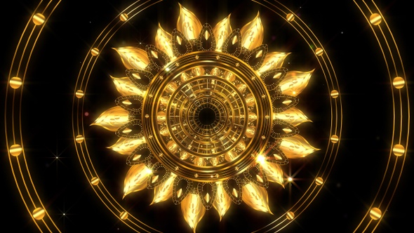 Gold Mandala Background