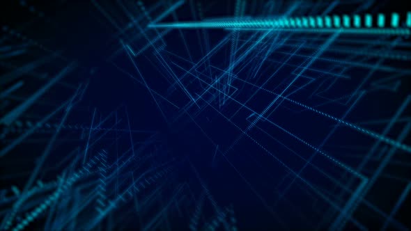 Abstract Technology Lines Background