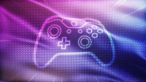 Waving Game Console Flag alt