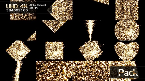 Gold Particles 4K alt