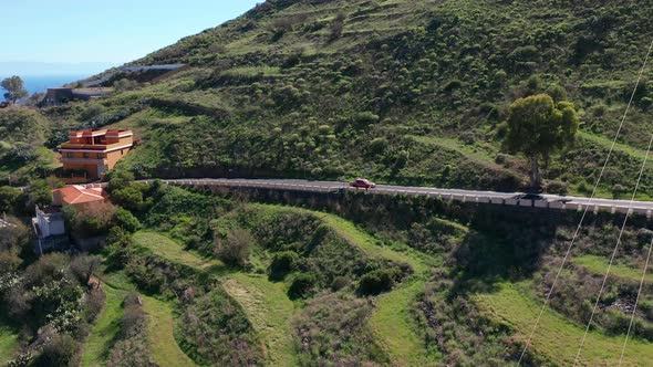 Aerial View. Atlantic Coast. Tenerife, Canary Islands, Spain.