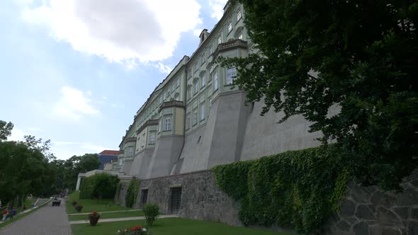 Castle's walls at the Golden Well