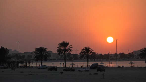 Sunset on the Beach