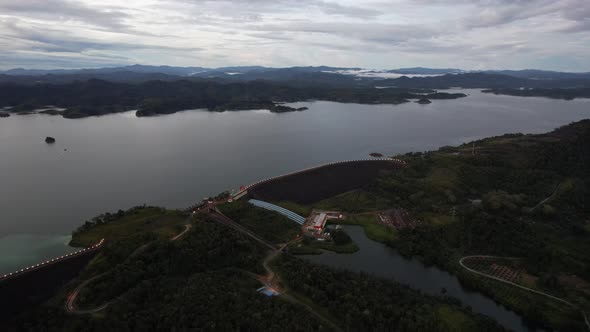 Aerial View of Fish Farms in Norway