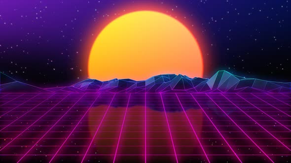 80s Retro Background 05 4K alt