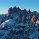Cadini Di Misurina Mountains at Winter Sunrise - VideoHive Item for Sale
